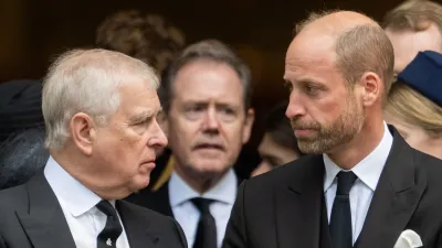 Prince Andrew and Prince William