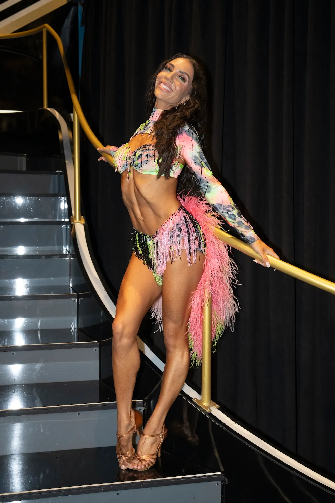 DWTS' Jenna Johnson Says Fan Reactions to Her Chiseled Abs in Sultry Costume Are Making Her 'Blush'