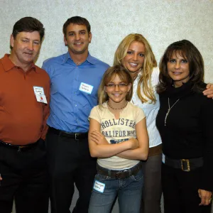 Jamie Spears, Bryan Spears, Jamie Lynn Spears, Britney Spears and Lynne Spears