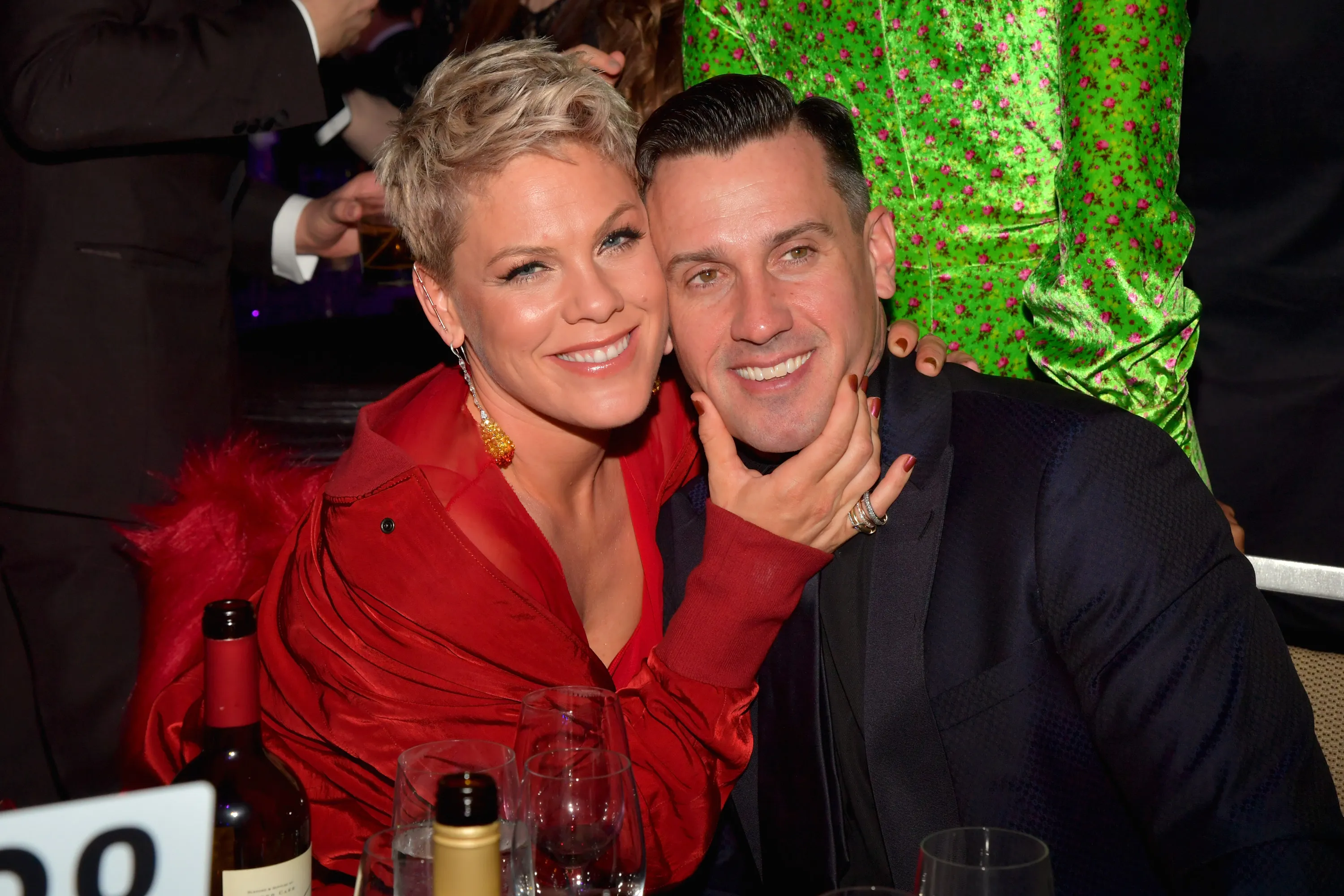 Pink and Carey Hart