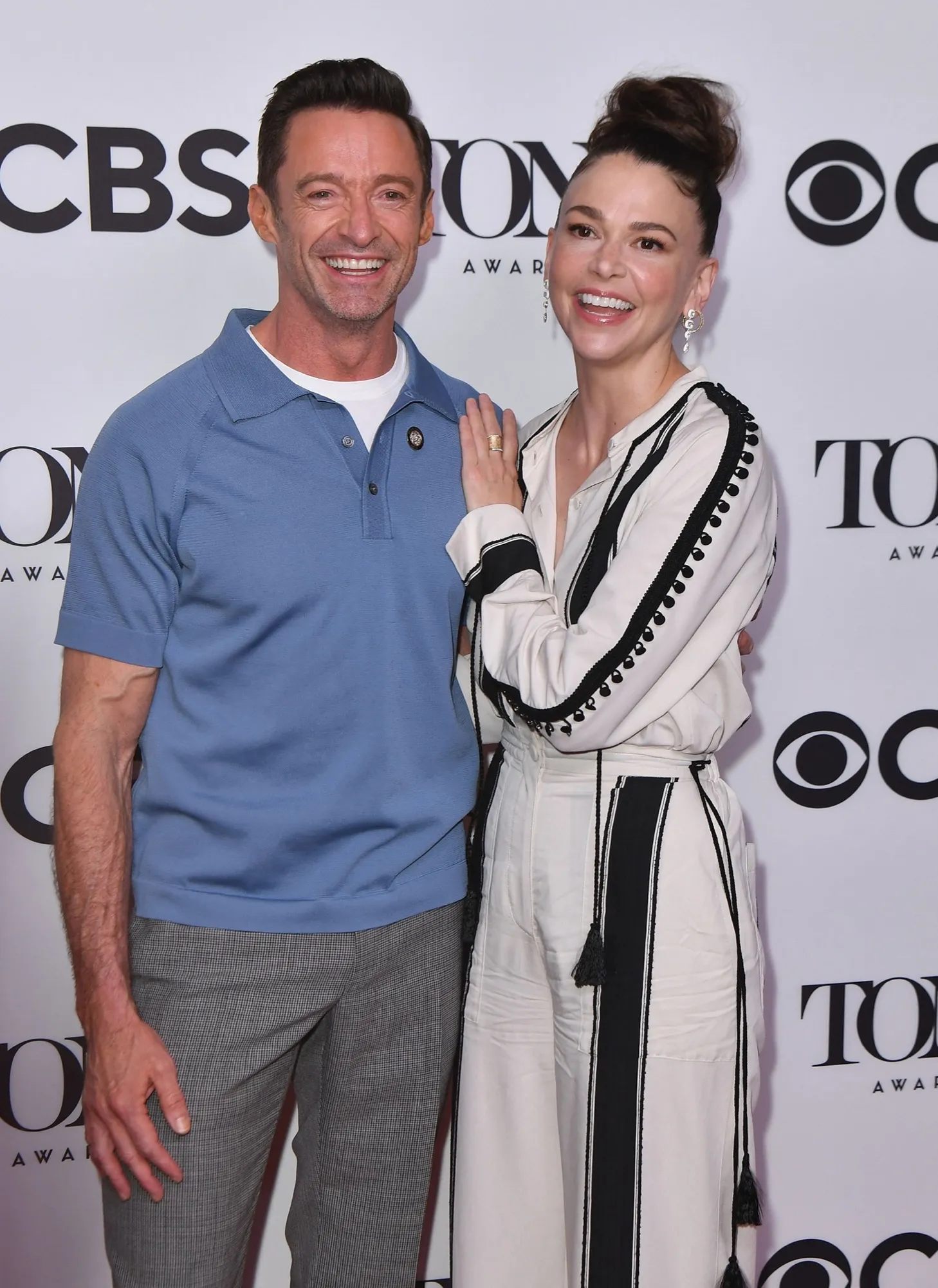 GettyImages1240627522 Hugh Jackman Sutton Foster Rare Outing