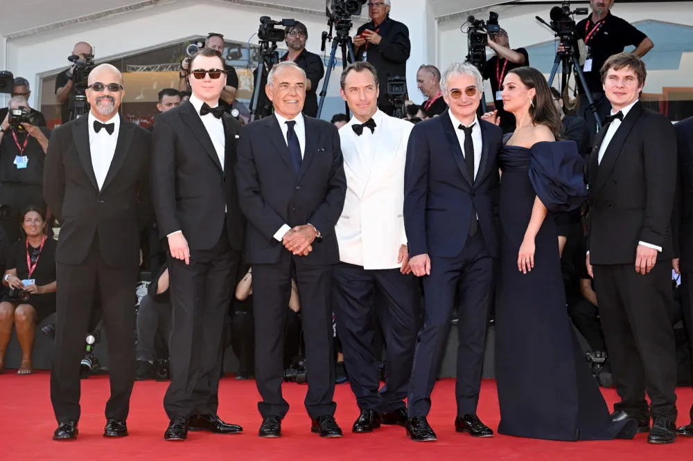 GettyImages2232451776 Jude Law Slips and Takes a Tumble While Getting Off Water Taxi in Venice
