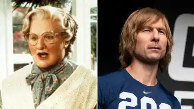 Glen Powell Clarifies Chad Powers Isn t Trying Dupe Mrs Doubtfire 004 Robin Williams