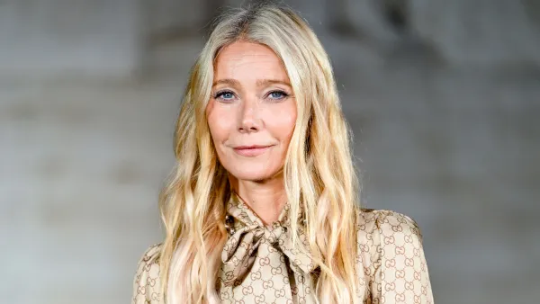 Gwyneth Paltrow at the Gucci fashion show as part of Spring/Summer 2026 Milan Fashion Week held at Palazzo Mezzanotte on September 23, 2025 in Milan, Italy. (Photo by Saira MacLeod/WWD via Getty Images)