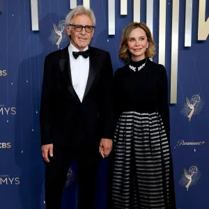 Harrison Ford and Calista Flockhart attend the 77th Primetime Emmy Awards 2235451710