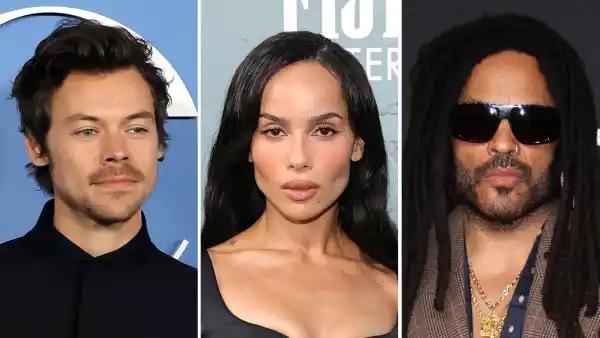 Harry Styles Gets Lunch With Zoe Kravitz and Her Dad Lenny Kravitz