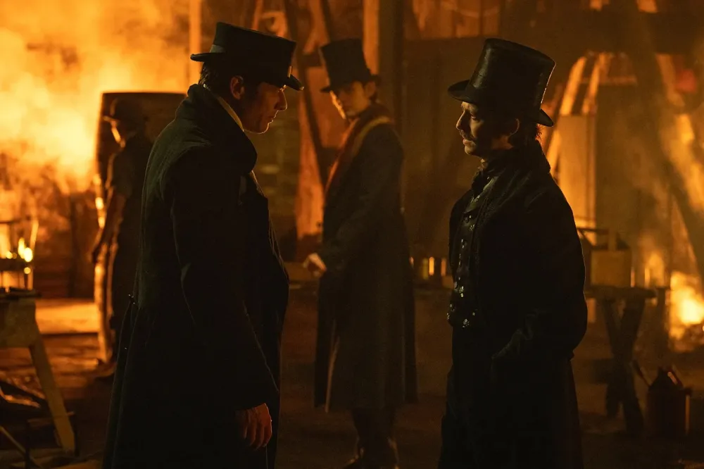 James Norton, Louis Partrige and Anthony Boyle in House of Guinness