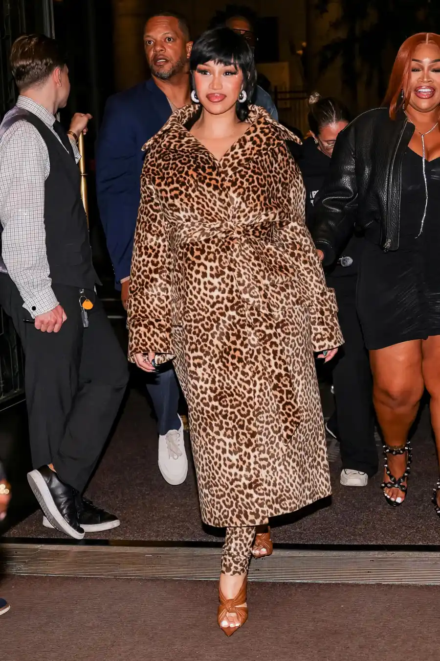 How Cardi B Expertly Her Covered Baby Bump Ahead of Pregnancy No 4 Reveal Look Back at Her Outfits GettyImages 2235153102