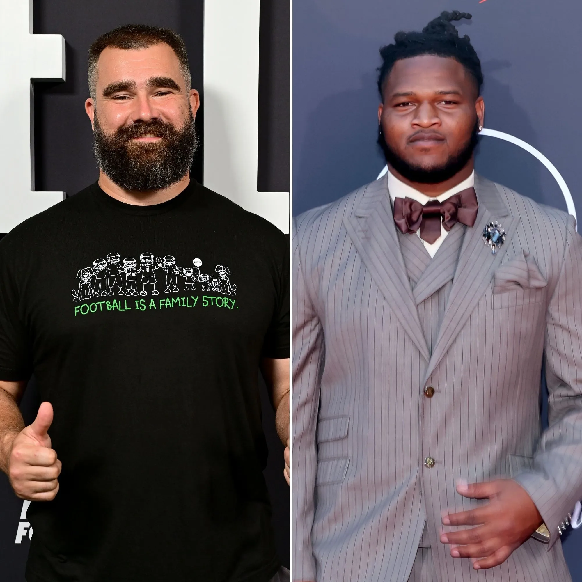 Jason Kelce Has NSFW Reaction to NFL Star Jalen Carters Spitting Act