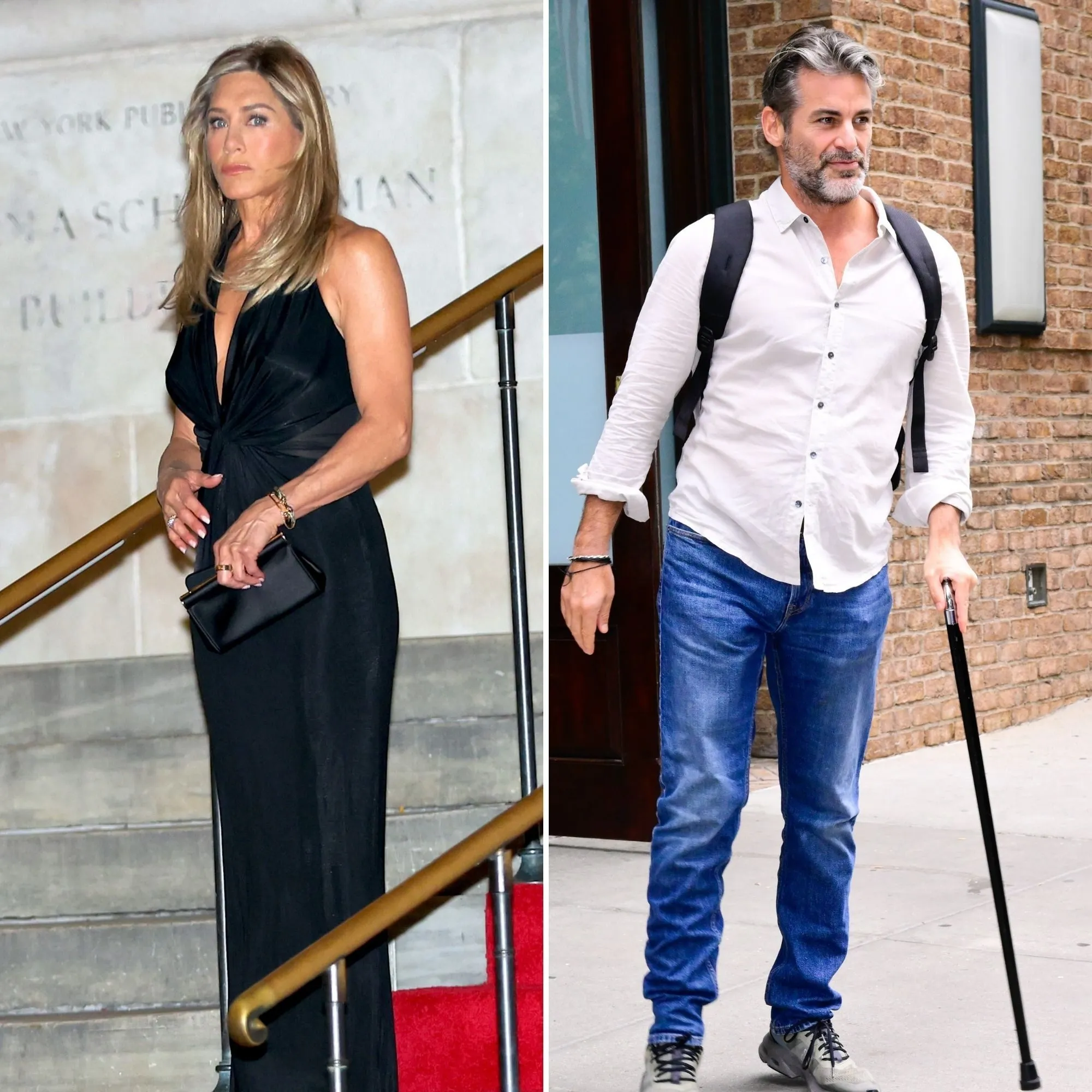 Jennifer Aniston and Boyfriend Jim Curtis Step Out For NYC Dinner