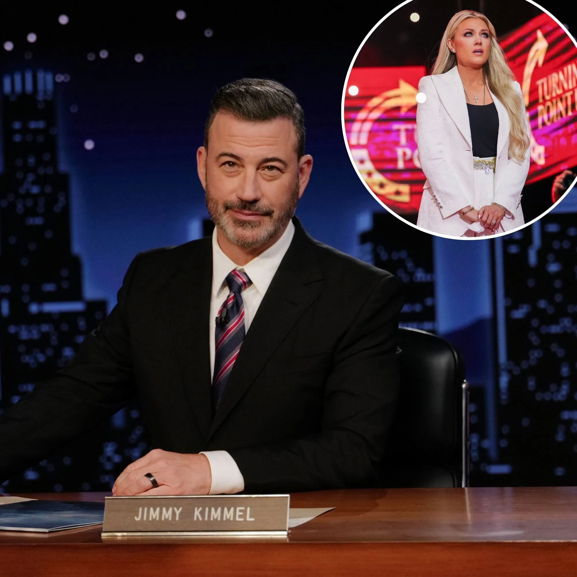 Jimmy Kimmel Was Touched by Erika Kirk Forgiving Shooter