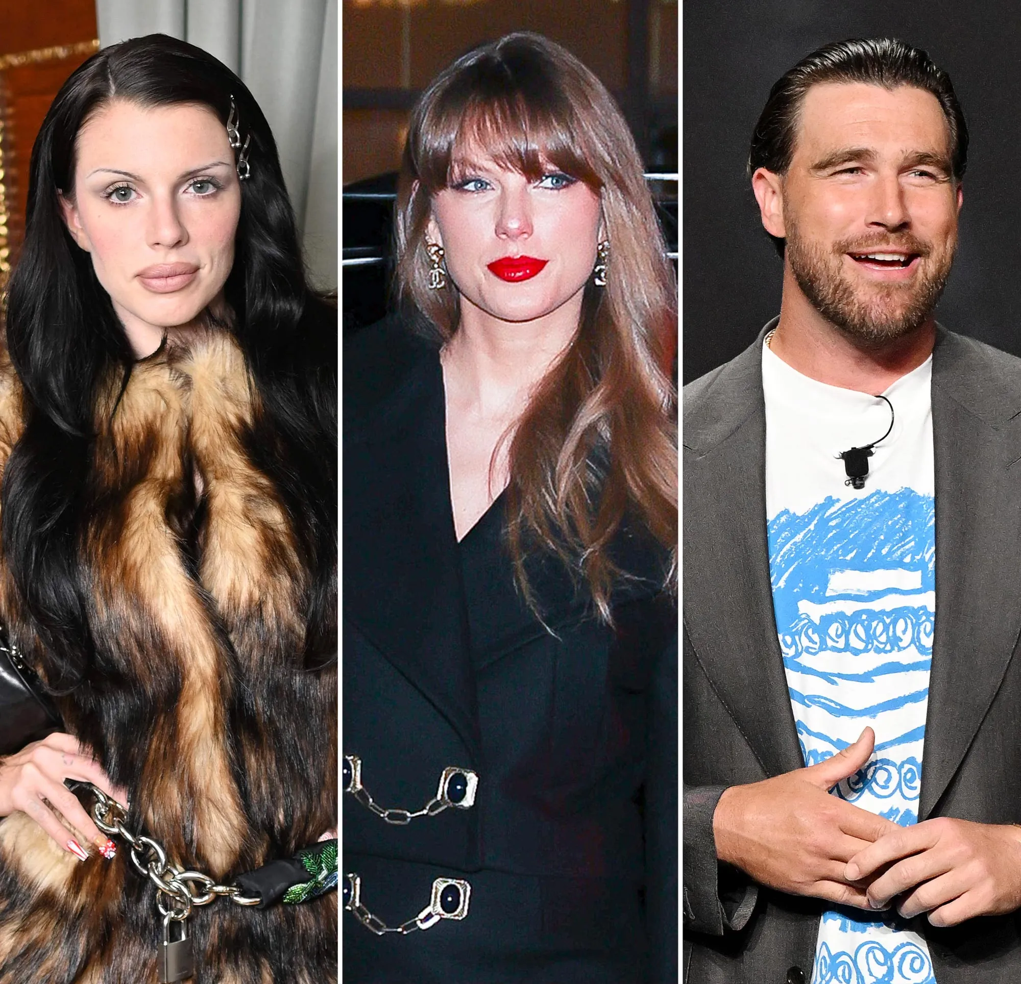 Julia Fox Defends Taylor Swift Against Superstitious NFL Fans Blaming Her for Travis Kelce Losing Games 2236089198 2194468743 2214788418