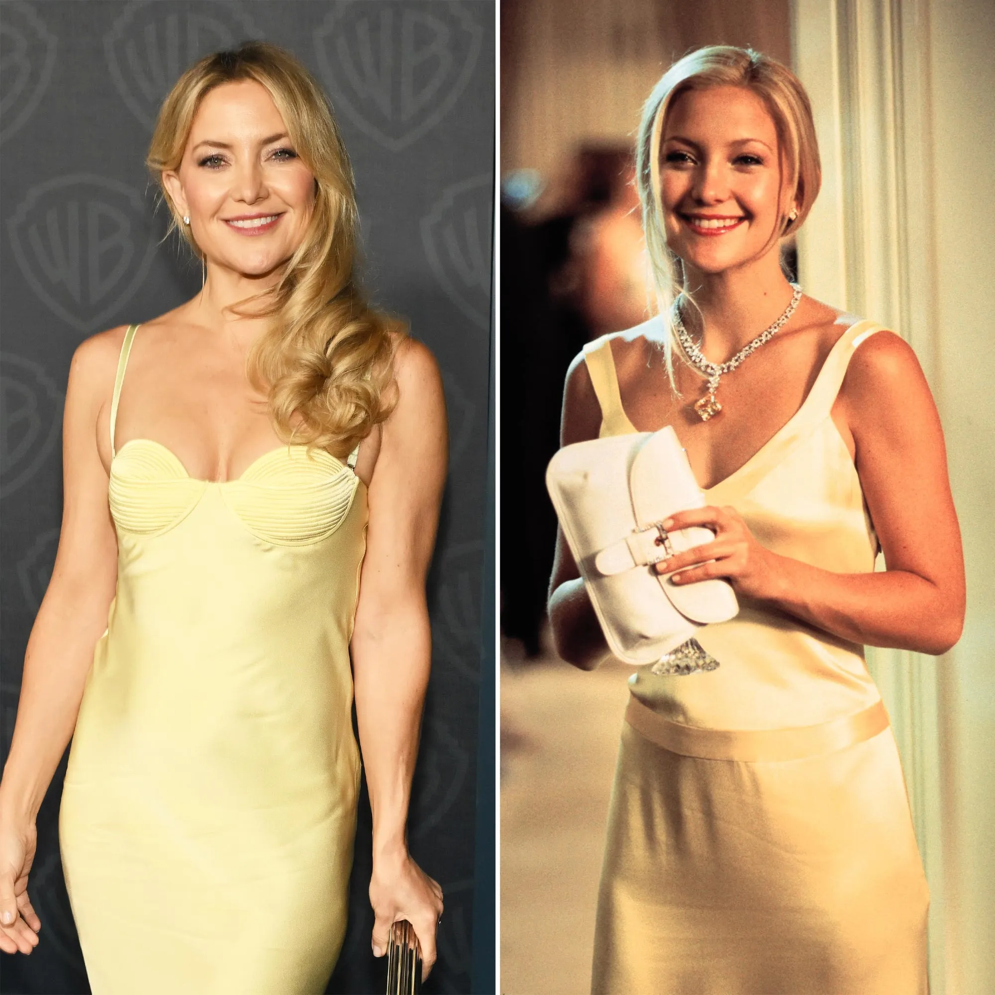 Kate Hudson Revisits Her Iconic How to Lose a Guy in 10 Days Look in Glamorous Yellow Dress