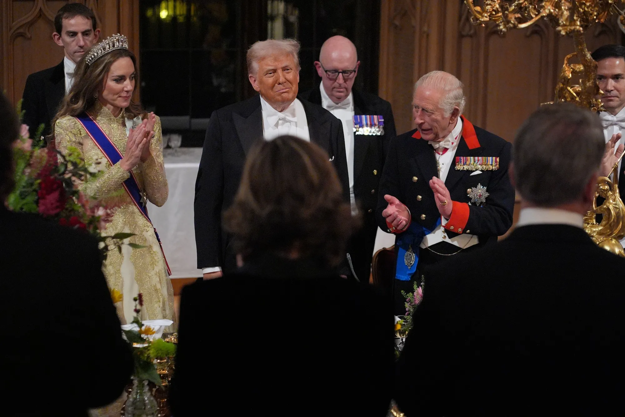 Kate Middleton Aware of Spotlight At State Banquet GettyImages-2235427411