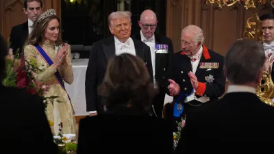 Kate Middleton Aware of Spotlight At State Banquet GettyImages-2235427411