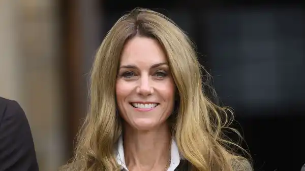 Kate Middleton Shows Off Blonde Hair at 1st Royal Engagement