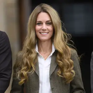Kate Middleton Shows Off Blonde Hair at 1st Royal Engagement