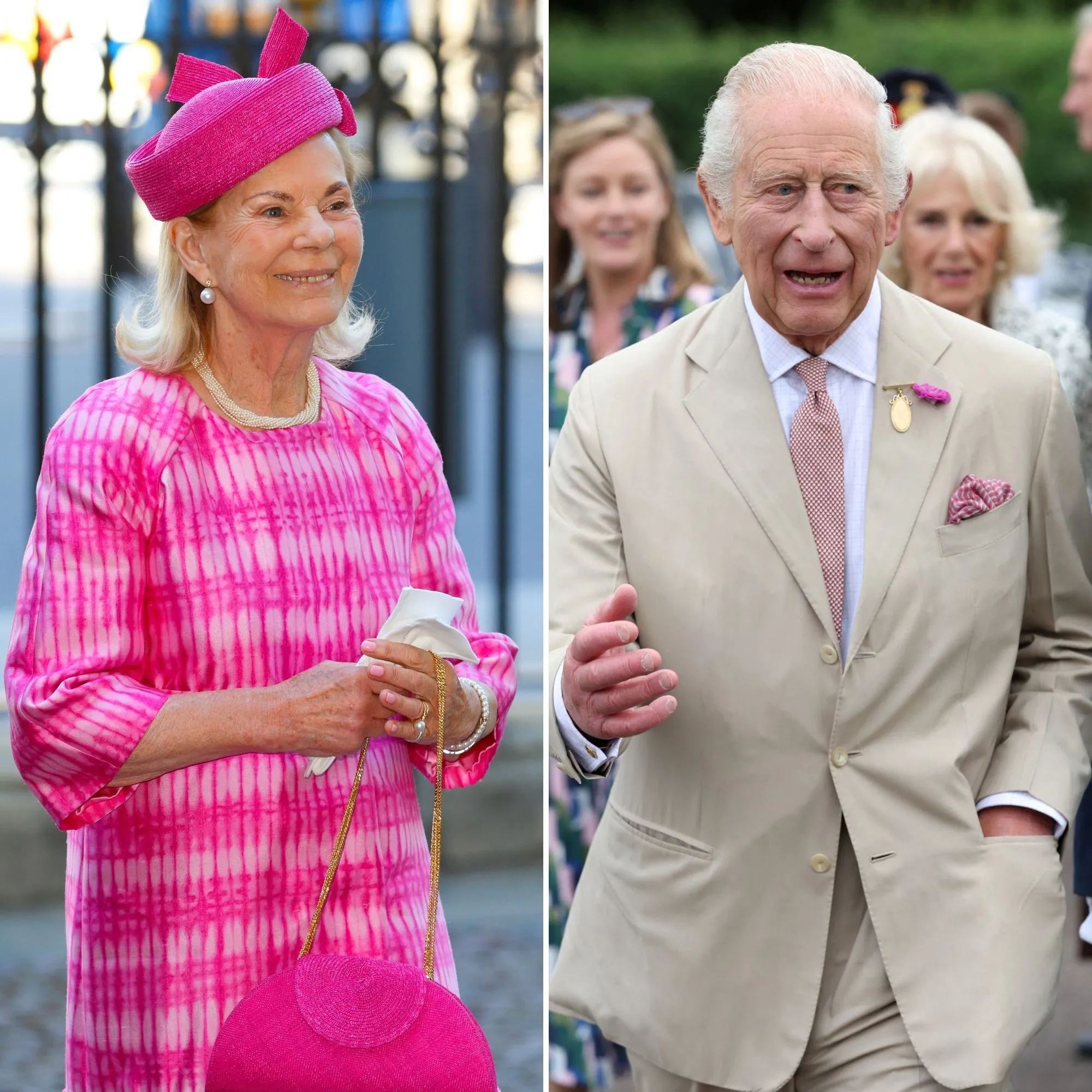 Katharine Duchess of Kent and King Charless