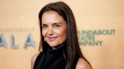 Katie Holmes at Roundabout Theatre Company's 2024 Gala held at Ziegfeld Ballroom on March 4, 2024 in New York City. (Photo by John Nacion/Variety via Getty Images)