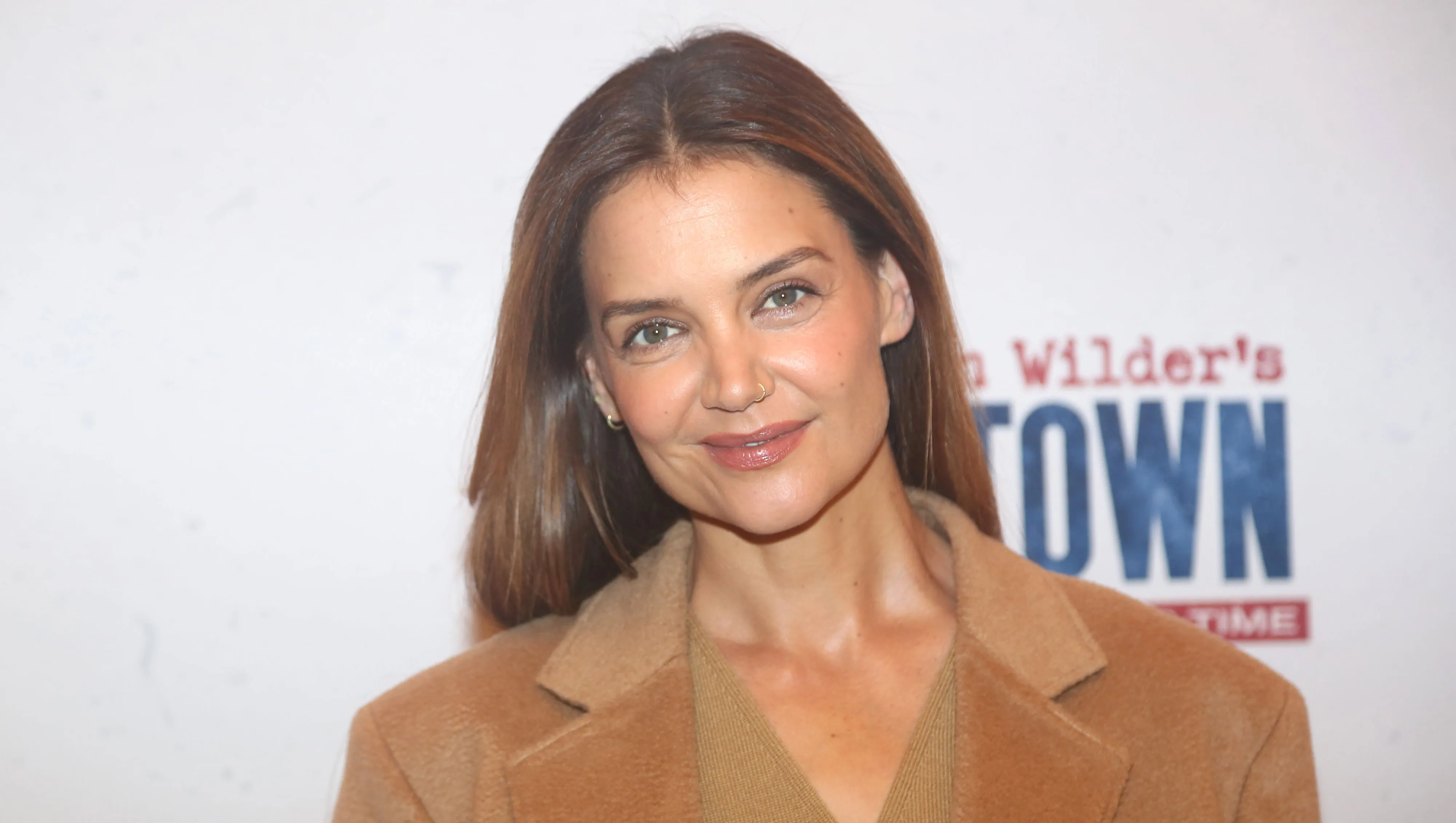 NEW YORK, NEW YORK - SEPTEMBER 06: Katie Holmes attends the "Our Town" photo call at Algonquin Hotel on September 06, 2024 in New York City. (Photo by Bruce Glikas/WireImage)