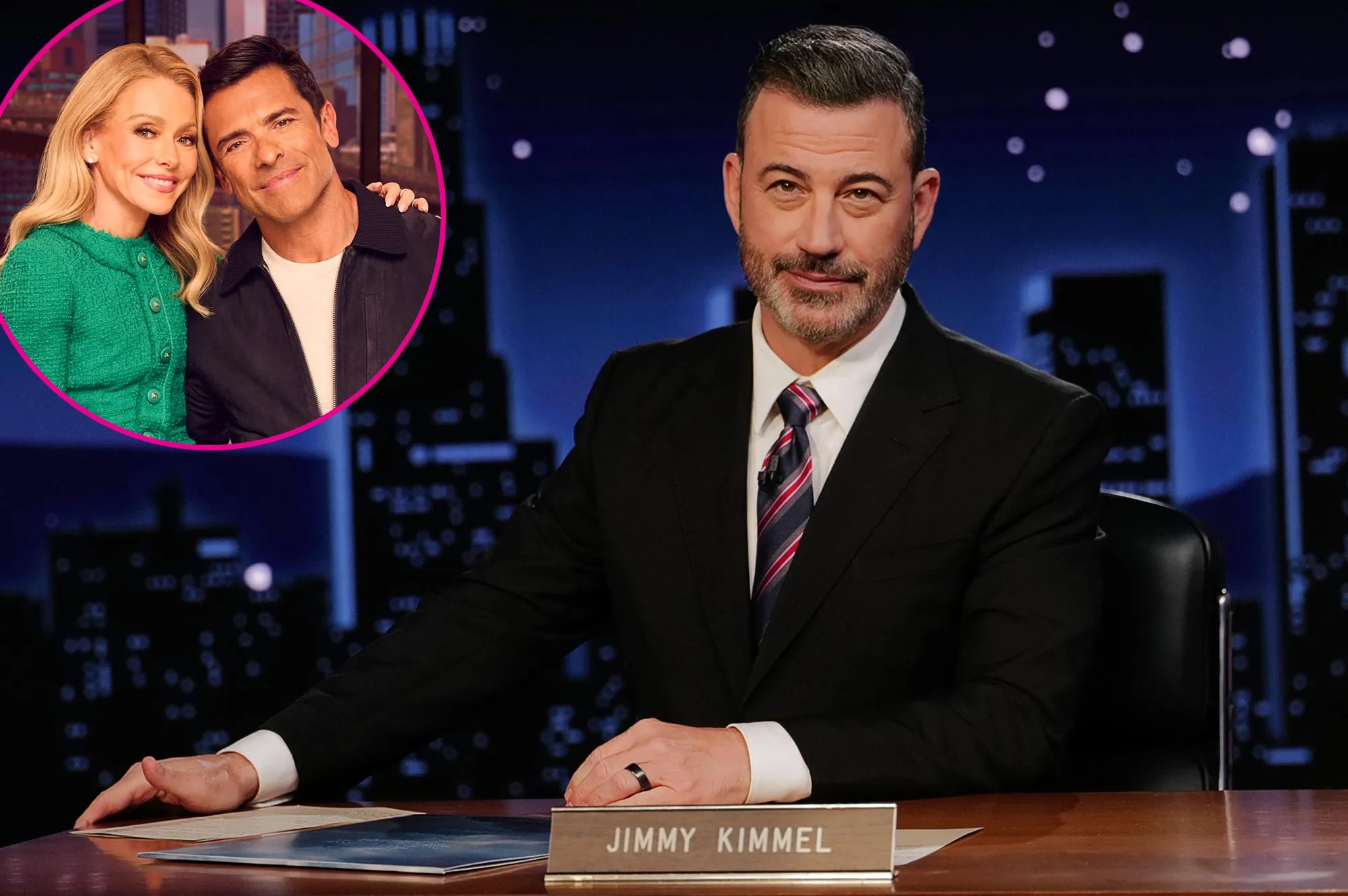 Kelly Ripa and Mark Conseulos Address Jimmy Kimmel s Return 2236595528 promo