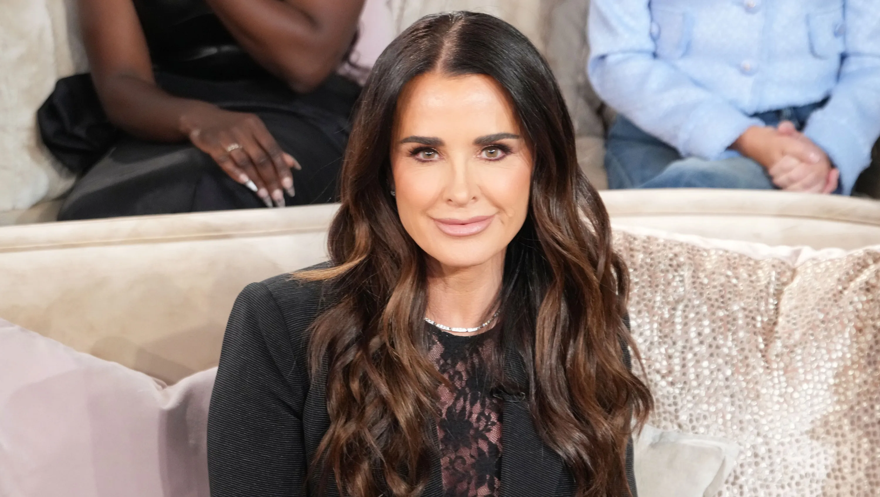 BURBANK, CALIFORNIA - NOVEMBER 06: Kyle Richards appears on "The Jennifer Hudson Show" airing on November 26, 2024 in Burbank, California. (Photo by Chris Haston/WBTV via Getty Images). Check your local listings for times.
