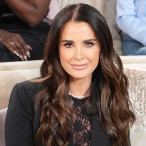 BURBANK, CALIFORNIA - NOVEMBER 06: Kyle Richards appears on "The Jennifer Hudson Show" airing on November 26, 2024 in Burbank, California. (Photo by Chris Haston/WBTV via Getty Images). Check your local listings for times.