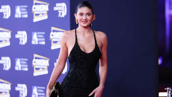 ROME, ITALY - MAY 07: Kylie Jenner attends the red carpet during the 70th David Di Donatello at Cinecitta Studios on May 07, 2025 in Rome, Italy. (Photo by Ernesto Ruscio/Getty Images)