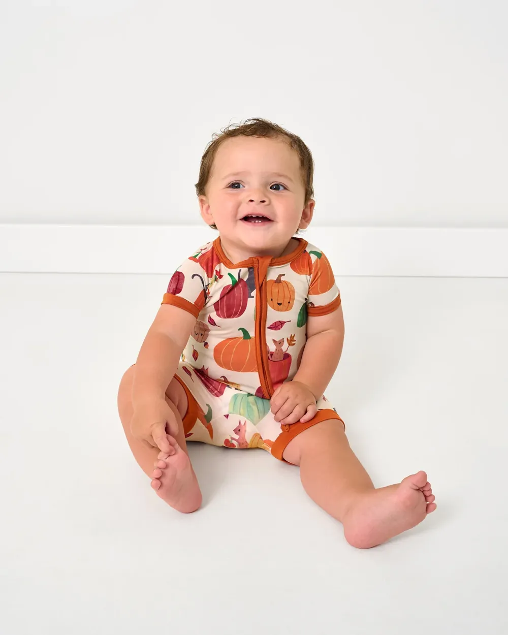 Little Sleepies Pumpkin Pals Shorty Zippy 