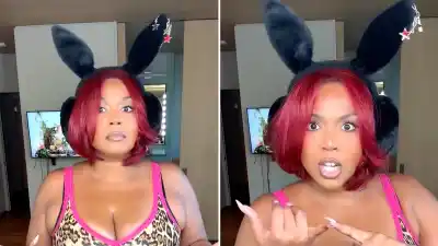 Lizzo Shuts Down Haters as She Raps About Weight Loss in Leopard Print Lingerie Is That Ozempic