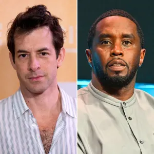 A split of Mark Ronson and Sean "Diddy" Combs.