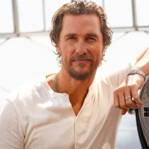 Matthew McConaughey Visits The Empire State Building