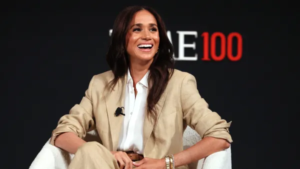 Meghan, Duchess of Sussex, speaks onstage during the 2025 TIME100 Summit at Jazz at Lincoln Center on April 23, 2025 in New York City.