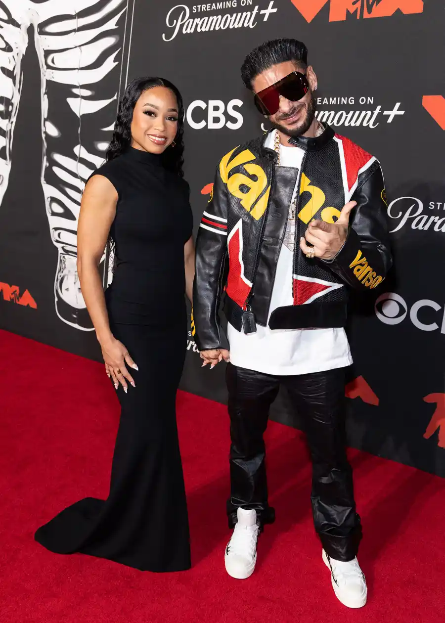 Nikki Hall and Pauly D Hottest Couples on the 2025 MTV Video Music Awards Red Carpet MTV Video Music Awards 2025 VMAs 2025