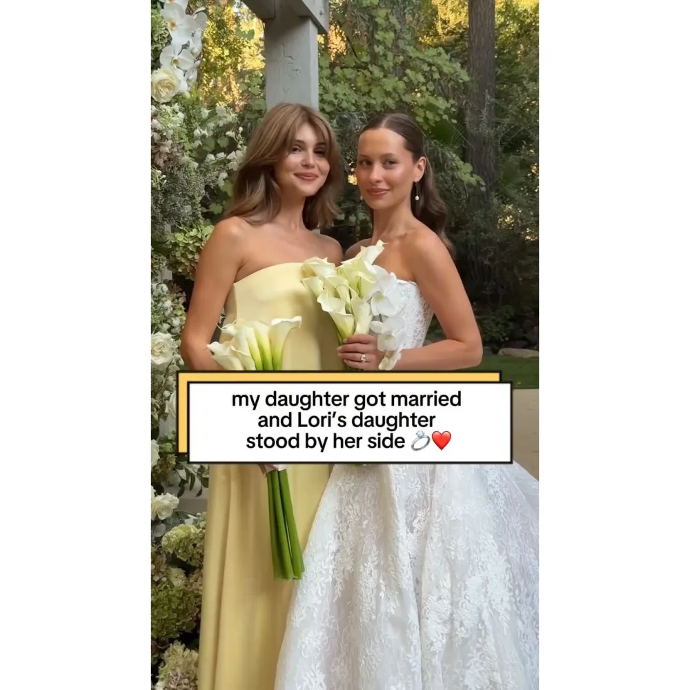 Olivia Jade Was a Bridesmaid in Candace Cameron Bure Daughter Natasha Wedding Lori Loughlin and Candace Cameron Bure 2