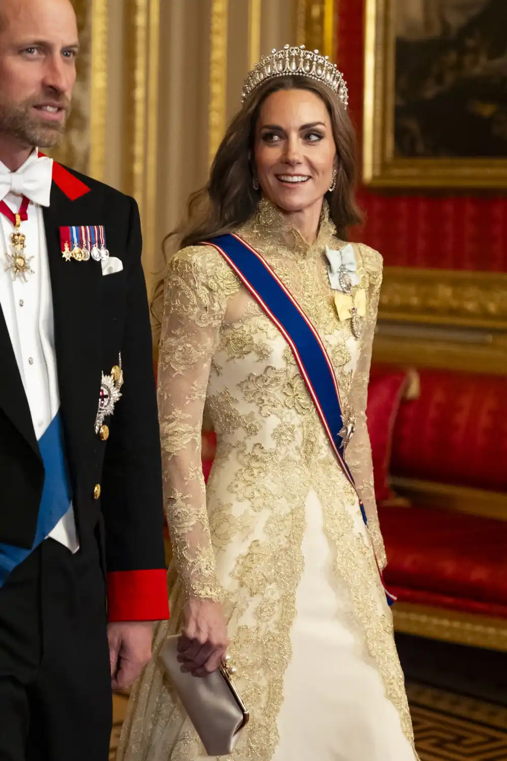Princess Kate Middleton Reigns Supreme in Most Regal Look Yet With Gold Gown and Show Stopping Tiara