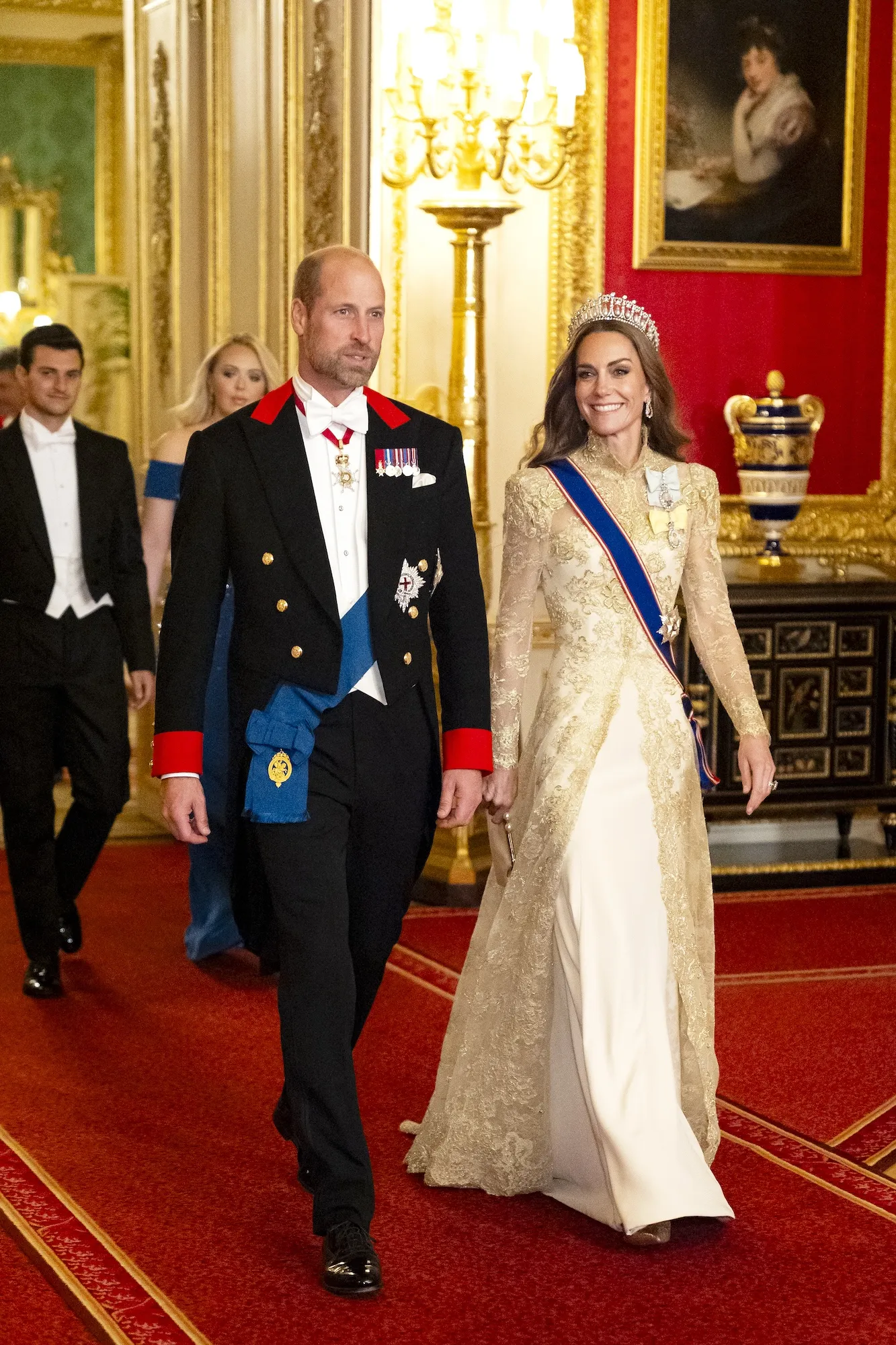 Princess Kate Middleton Reigns Supreme in Most Regal Look Yet With Gold Gown and Show Stopping Tiara