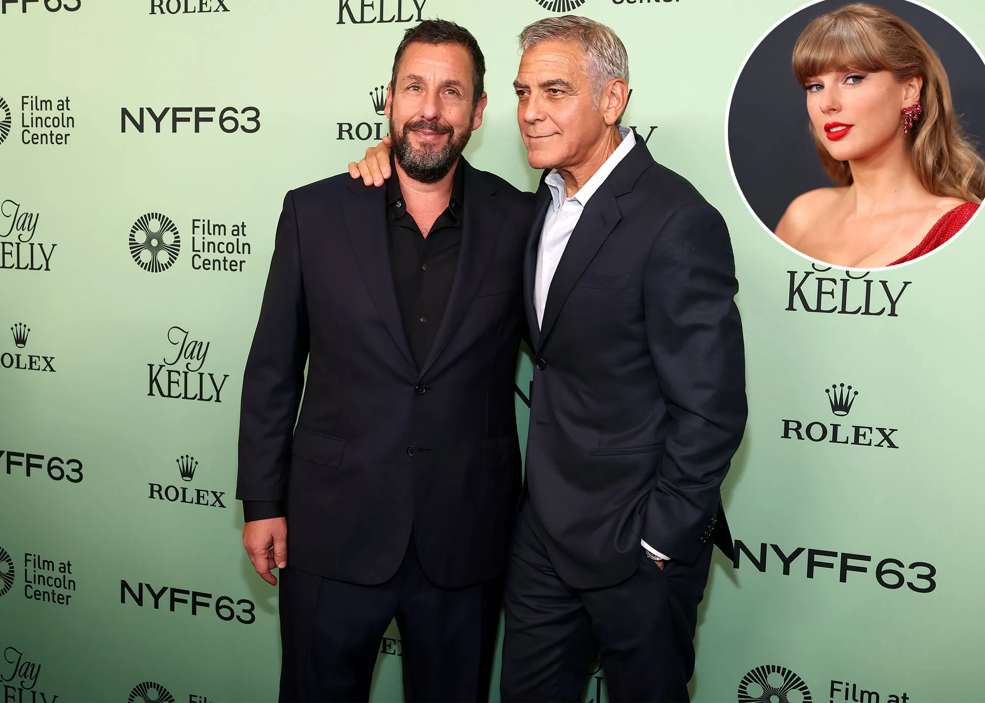 Promo George Clooney and Adam Sandler Kids CaN NOt Wait to Hear Taylor Swift New Album