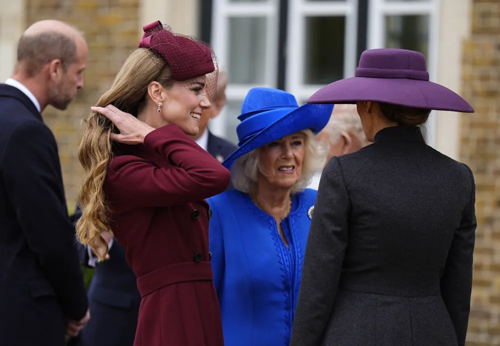 Royal Watchers Claim Queen Camilla Tells Kate Middleton to Move in Video Inline