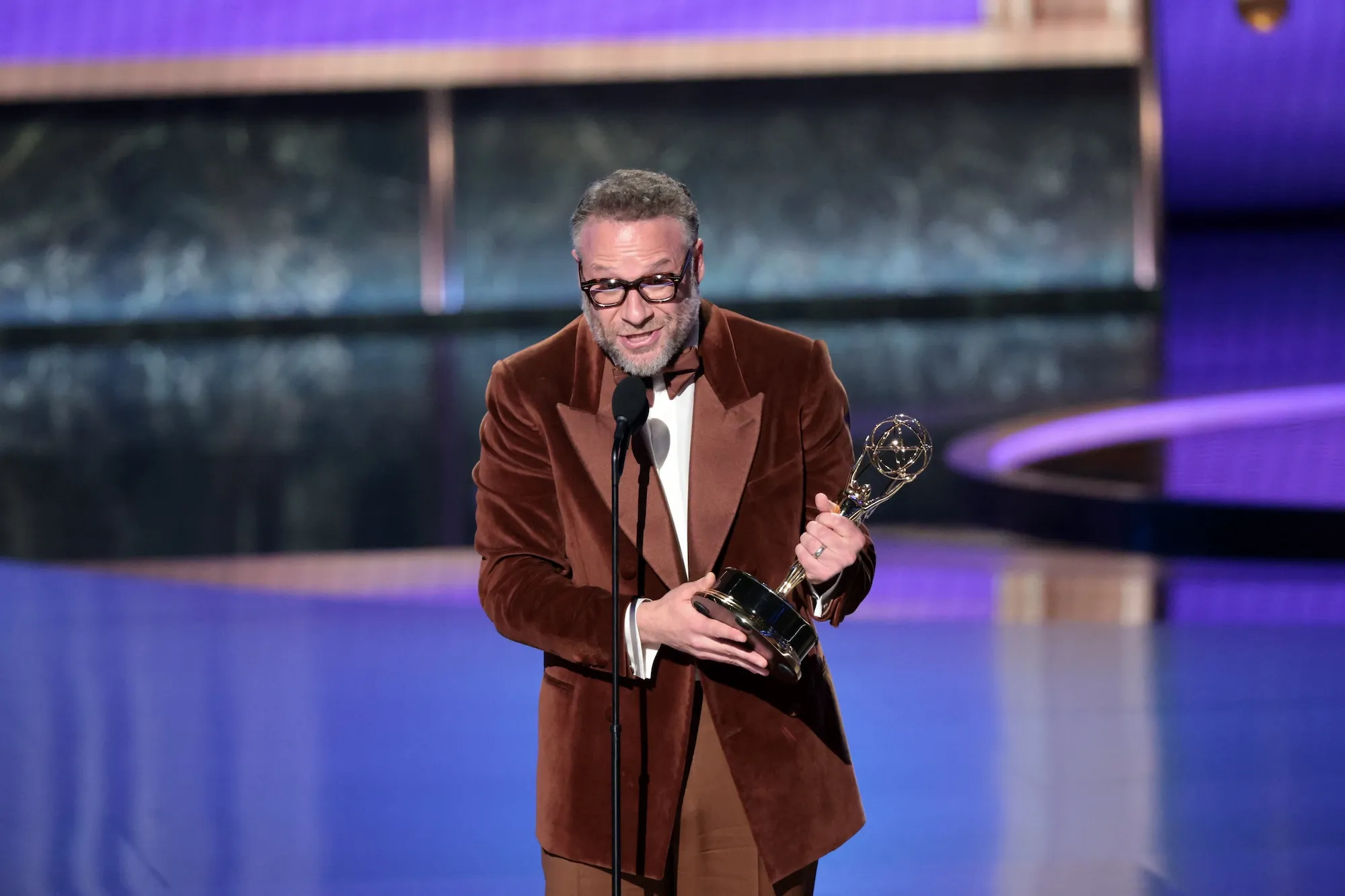 Seth Rogen Cant Believe He Won His 1st Emmy GettyImages-2234940459