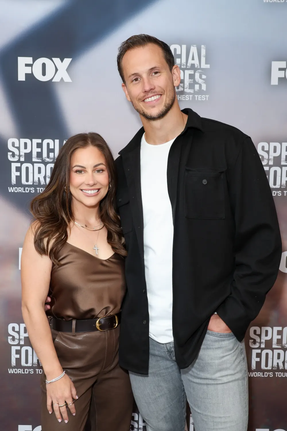 Shawn Johnson Claims Special Forces Trainers Tried Hard to Pit Her Against Husband Andrew East Red Carpet