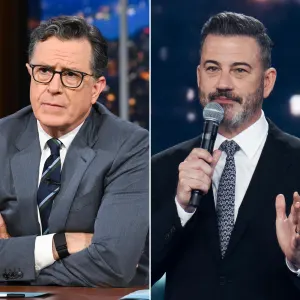 Stephen COlbert and Jimmy Kimmel 2221626038 2214501847