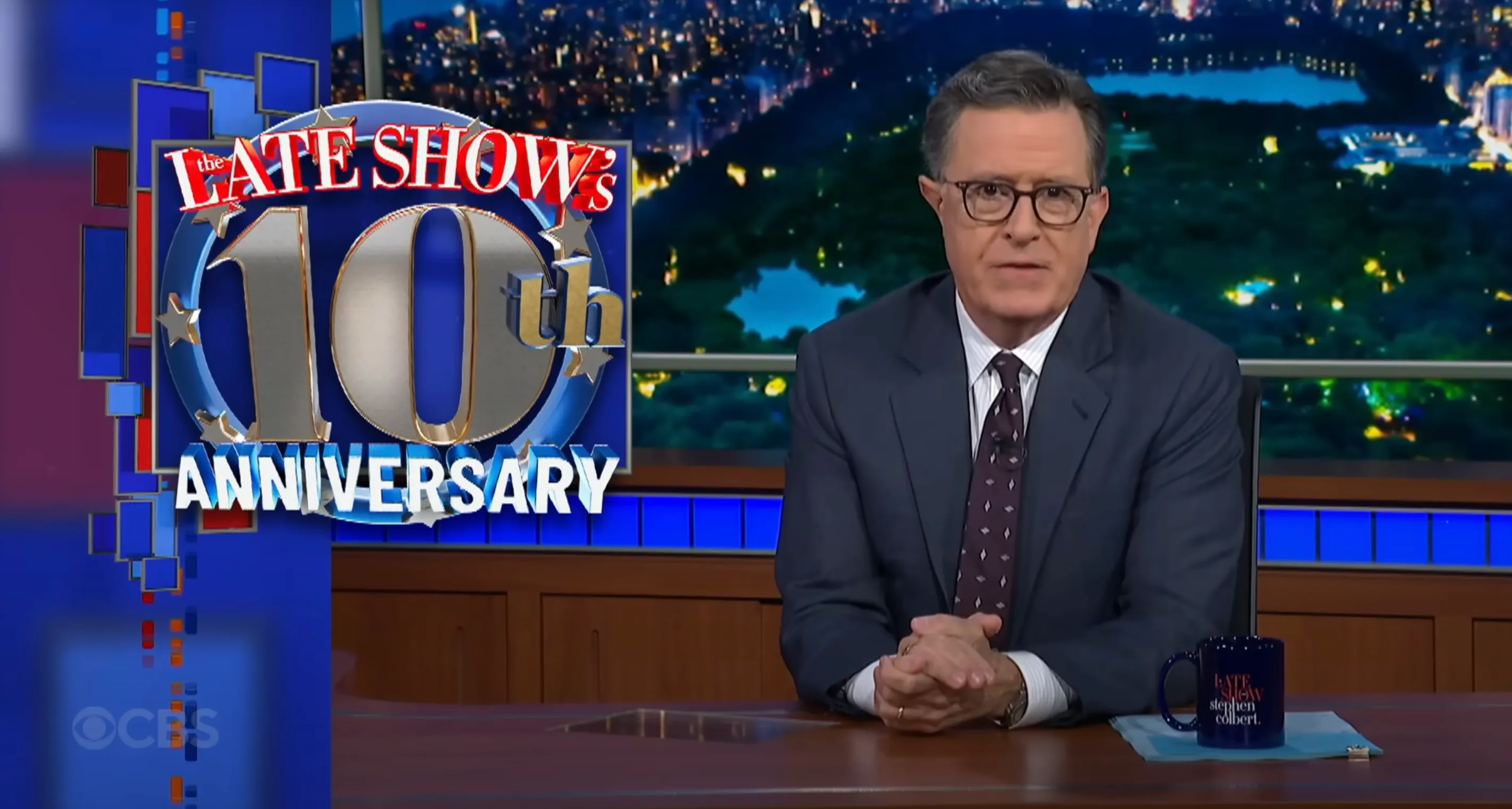 Stephen Colbert Marks 10th Anniversary of 'Late Show' Amid Cancellation