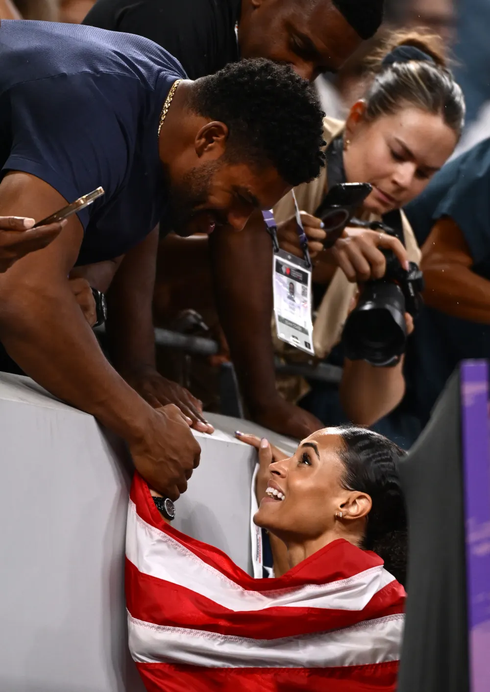 Sydney-McLaughlin-Levrone-and-Andre-Levrone-GettyImages-2236097796