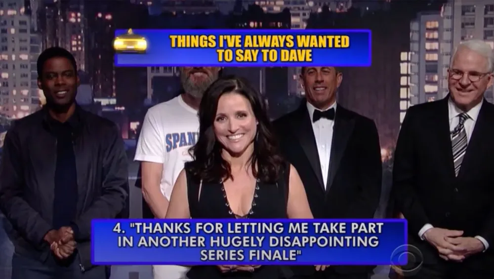 Take us Back on Letterman Top 10