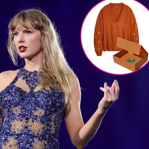 Taylor Swift Releases Sparkly The Life of a Showgirl Cardigan Plus More of Her Themed Sweaters 2162457010