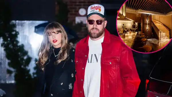 Taylor Swift and Travis Kelce Enjoy Date Night at His Steakhouse as She Mingles With NFL Players and Wives 008