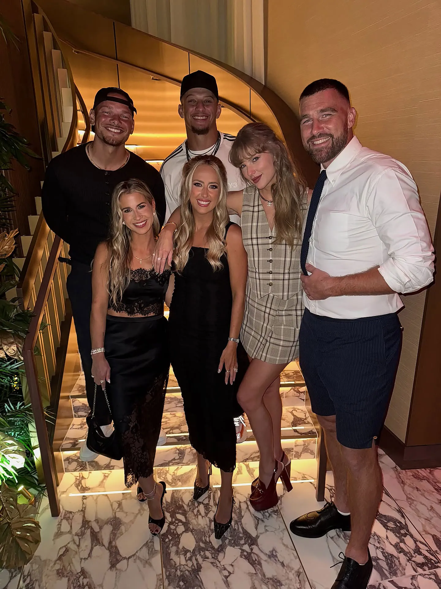 Taylor Swift and Travis Kelce Enjoyed Date Night With Patrick and Brittany Mahomes After Chiefs Game