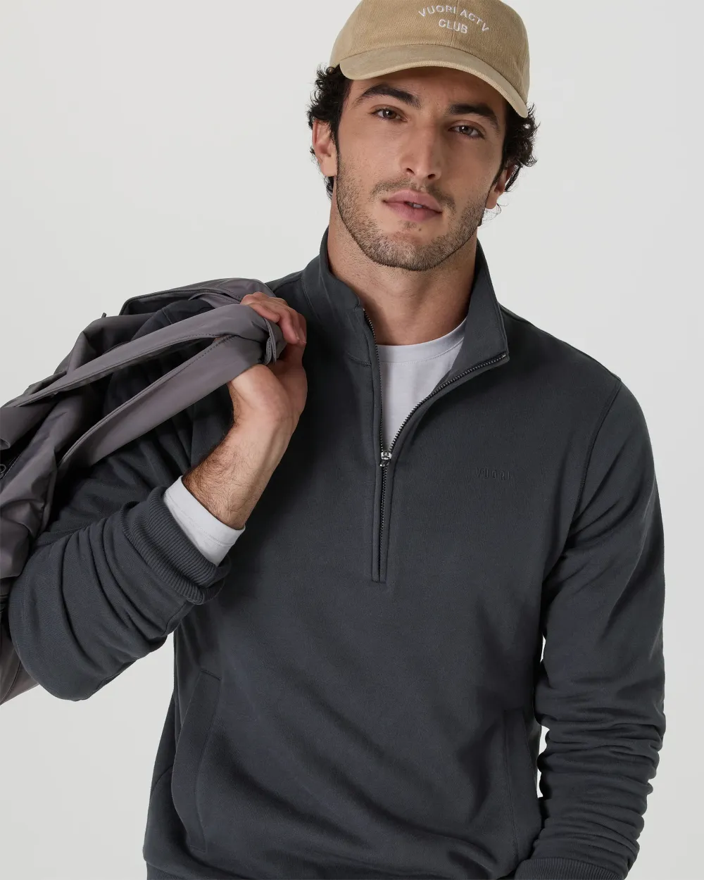 quarter-zip sweatshirt