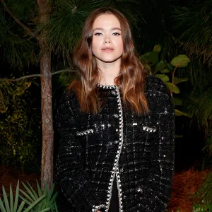 MIAMI, FLORIDA - DECEMBER 03: Valeria Lipovetsky attends the CHANEL Dinner to celebrate FIVE ECHOES By Es Devlin at Jungle Plaza in the Miami Design District on December 03, 2021 in Miami, Florida. (Photo by Arturo Holmes/WireImage)